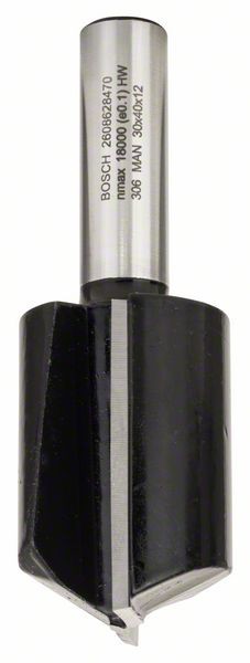 Bosch Nutfräser, 12 mm, D1 30 mm, L 40 mm, G 81 mm 2608628470