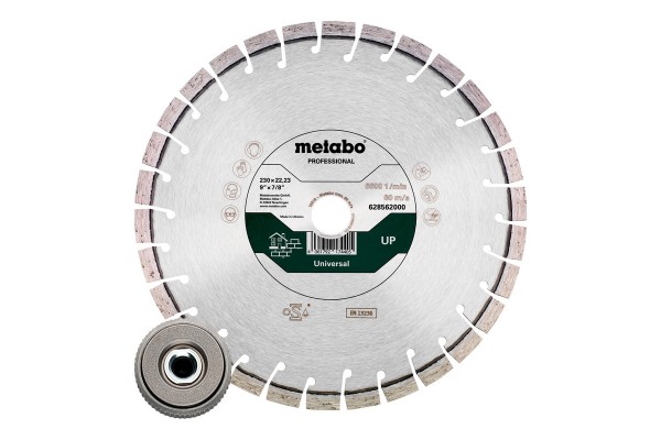 Metabo Set:1xDia-TS 230mm,UP+1xQuickspannmutter, 628583000