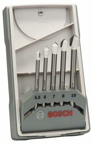 Bosch 5-tlg. CYL-9 Ceramic Fliesenbohrer-Set, 5,5–10 mm 2608587170