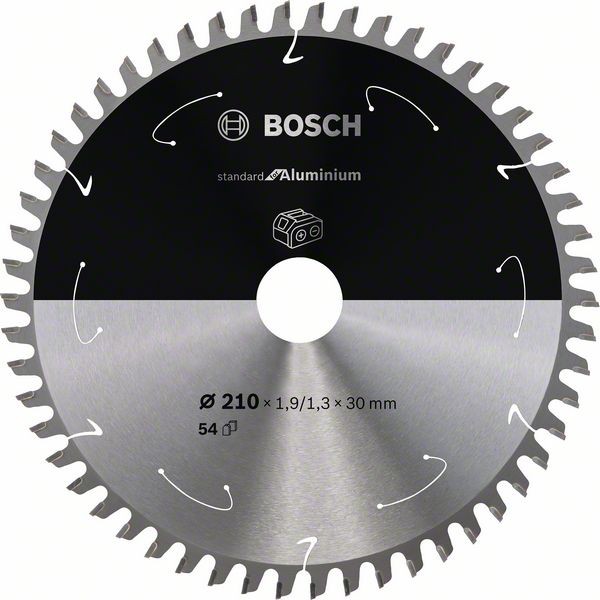 Bosch Akku-Kreissägeblatt Standard, 210 x 1,9/1,3 x 30, 54 Zähne 2608837773