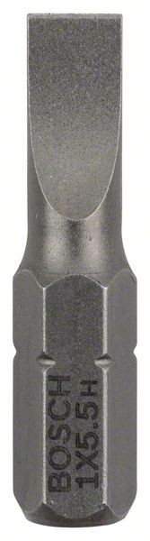 Bosch Schrauberbit Extra-Hart S 1,0 x 5,5, 25 mm, 3er-Pack 2607001464