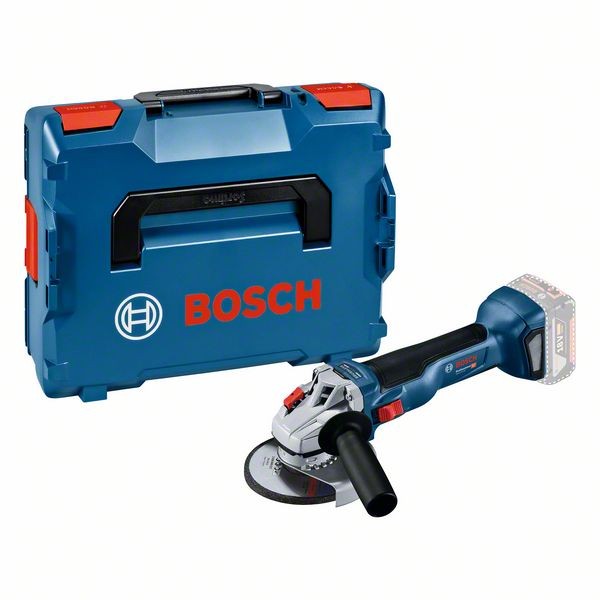 Bosch Akku-Winkelschleifer GWS 18V-10, Solo Version, L-BOXX + L-BOXX 06019J4003