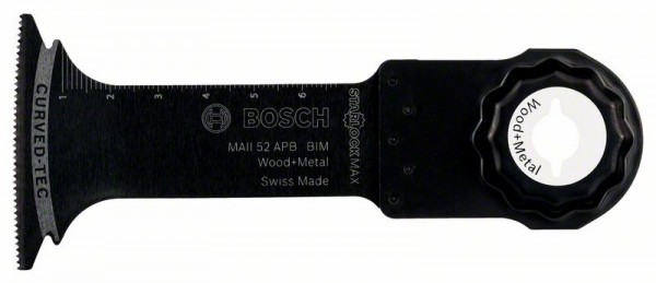 Bosch BIM Tauchsägeblatt MAII 52 APB, Wood and Metal, 70 x 52 mm 2608662769
