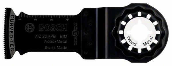 Bosch BIM Tauchsägeblatt AIZ 32 APB, Wood Metal, 50 x 32 mm, 1er-Pack 2608661644