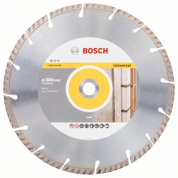 Bosch Diamanttrennscheibe Standard for Universal 300 x 22,23 2608615067