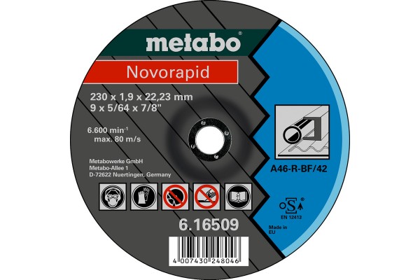Metabo Novorapid 180x1,6x22,23 Stahl, 616508000