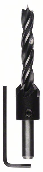 Bosch Holzspiralbohrer mit 90°-Senker, 10 mm, 20 mm 2608596396