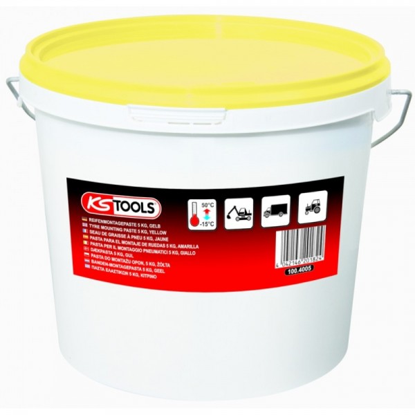 KS Tools Reifenmontagepaste 5 kg,gelb, 100.4005