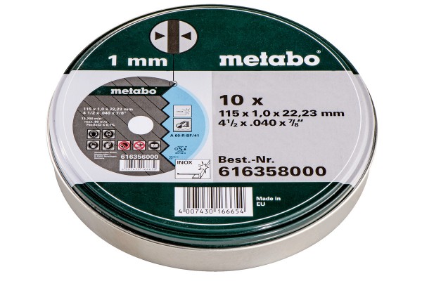 Metabo 10 Trennsch.-SP 115x1,0x22,23 mm, 616358000