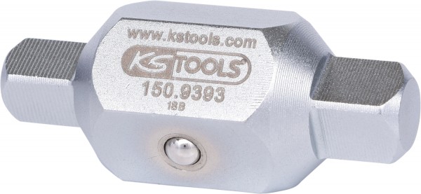 KS Tools Stecknuss f.Ölablassschraube,4-kant,8mm+3/8, 150.9393