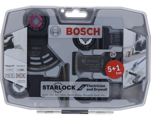 Bosch 1x 6tlg. Starlock Set Electrician & Dryw, 2608666152 | sonstige |  Bosch Sortiment | Elektrowerkzeuge | Dittmar - Werkzeuge