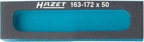 *Hazet Weichschaum-Einlage mit Kleinteilefächern, 163-172X50