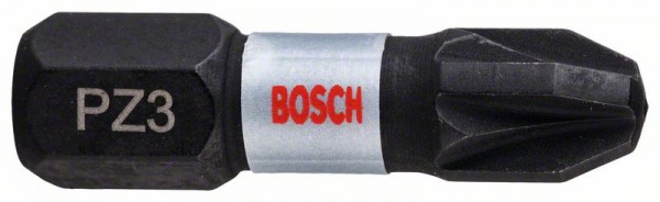 Bosch Impact Control Schrauberbit, 25 mm, 2xPZ3. Für Schraubendreher 2608522402