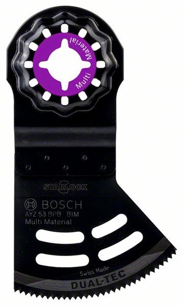 Bosch BIM Tauchsägeblatt Dual-Tec AYZ 53 BPB, 40 x 53 mm, 1er-Pack 2608664202