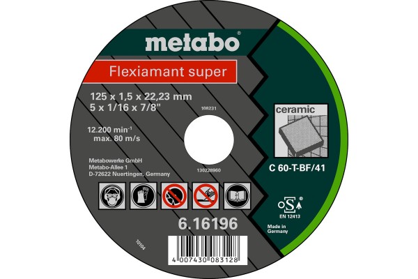 Metabo Flexiamant super 125x1,5x22,2 Keramik, 616196000