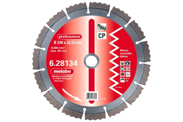Metabo Dia-TS, 180x22,23 mm, professional, CP, 628133000