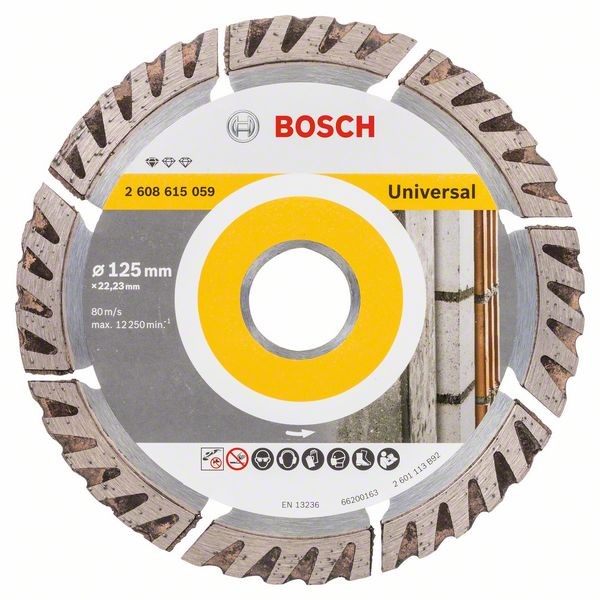 Bosch Diamanttrennscheibe Standard for Universal 125 x22,23 2608615059