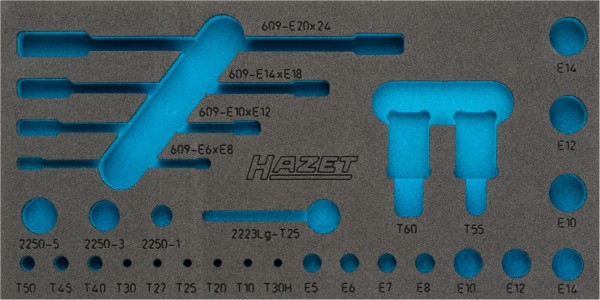 HAZET 2K-Weichschaum-Einlage 163-345L