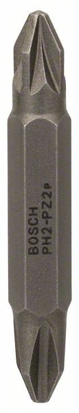Bosch Doppelklingenbit, PH2, PZ2, 45 mm 2607001743