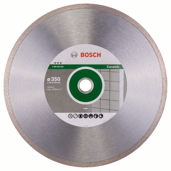 Bosch Diamanttrennscheibe Best Ceramic, 350 x 30/25,40 x 3 x 10 mm 2608602640