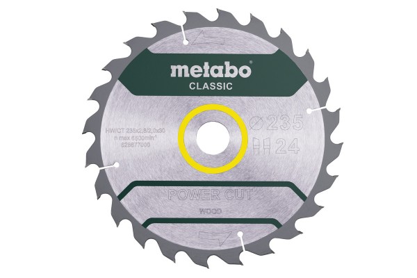 Metabo PowerCutClassic 235x30 24 WZ 18° /B, 628678000