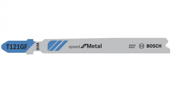 Bosch Stichsägeblatt T 121 GF Speed for Metal, 5er-Pack, Bleche 2608636696