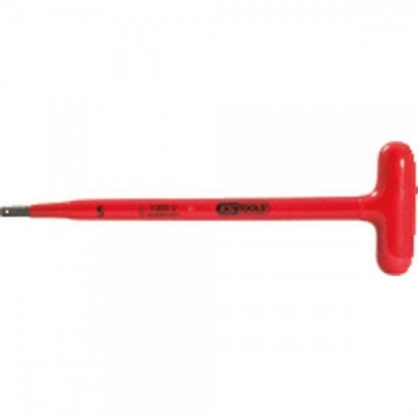 KS Tools T-Griff-Stiftschluessel,10x300mm,Innen6kant,isoliert, 117.1691
