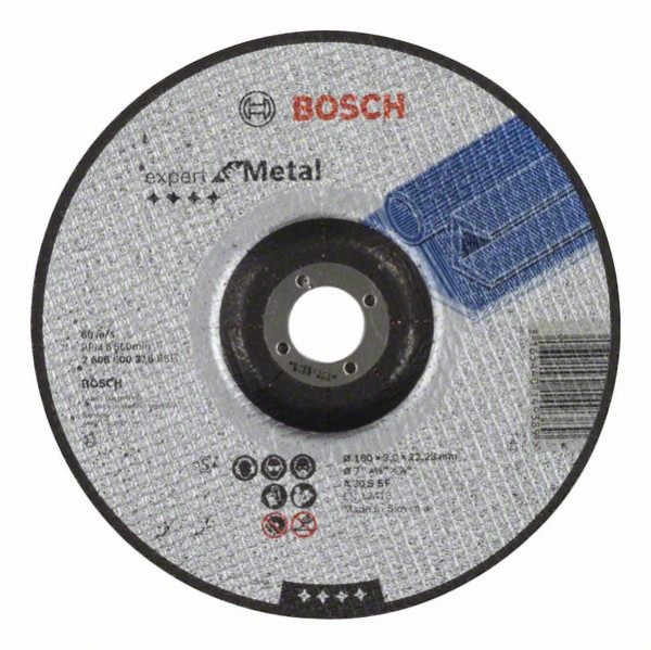 Bosch Trennscheibe gekröpft Expert for Metal A 30 S BF, 180 mm, 3 mm 2608600316