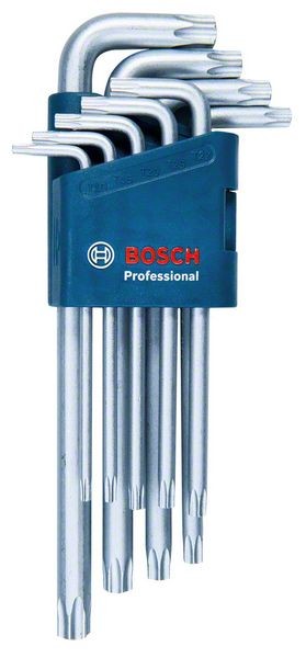 Bosch Innensechskant, Torx Schlüssel Set, 9-tlg. 1600A01TH4