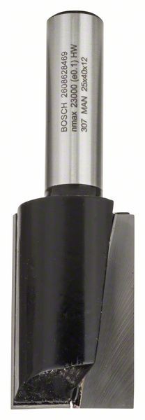 Bosch Nutfräser, 12 mm, D1 25 mm, L 40 mm, G 81 mm 2608628469