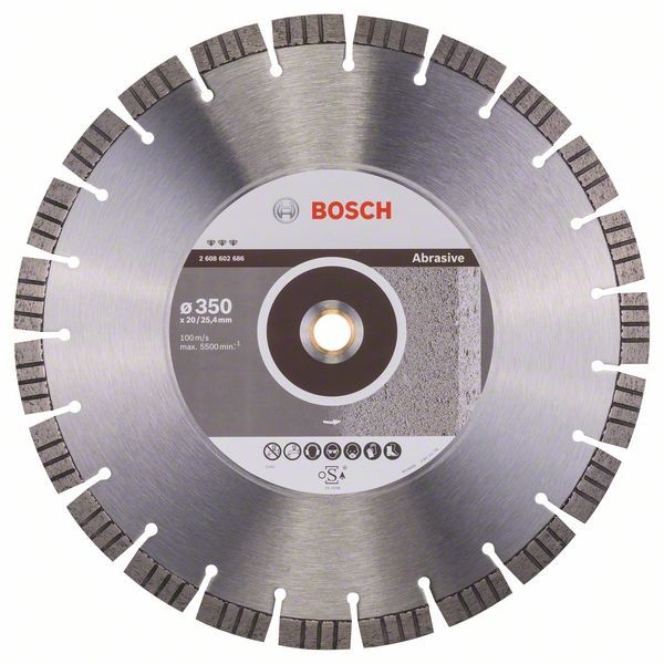 Bosch Diamanttrennscheibe Best for Abrasive. Für Tischsägen 2608602686