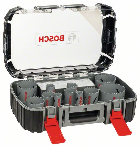 Bosch 17-teiliges Lochsägen-Set, HSS Bi-Metall, Universal, 20–64/76mm 2608580887
