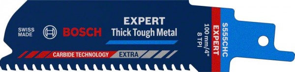 Bosch EXPERT ‘Thick Tough Metal’ S 555 CHC Säbelsägeblatt, 1 Stück. 2608900364