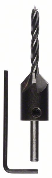 Bosch Holzspiralbohrer mit 90°-Senker, 5 mm, 16 mm 2608596392