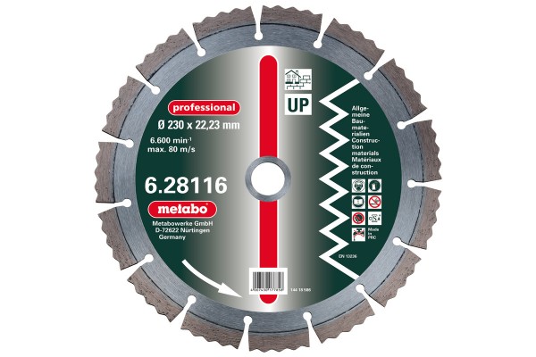 Metabo Dia-TS, 150x22,23 mm, professional, UP, 628114000