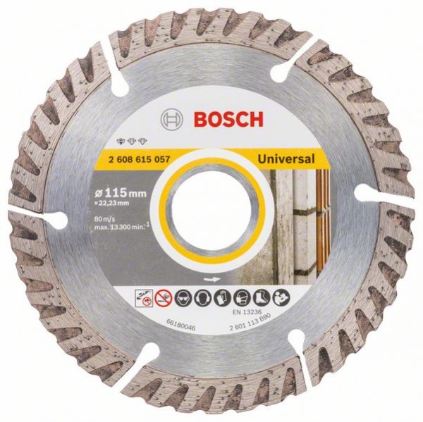 Bosch Diamanttrennscheibe Standard for Universal 115 x22,23 2608615057