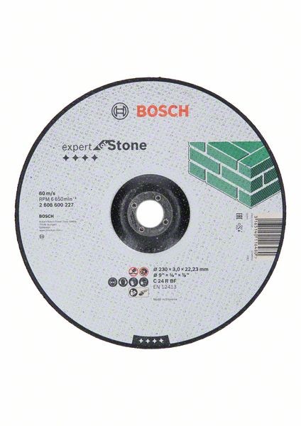 Bosch Trennscheibe gekröpft Expert for Stone C 24 R BF,180 mm, 3,0 mm 2608600317