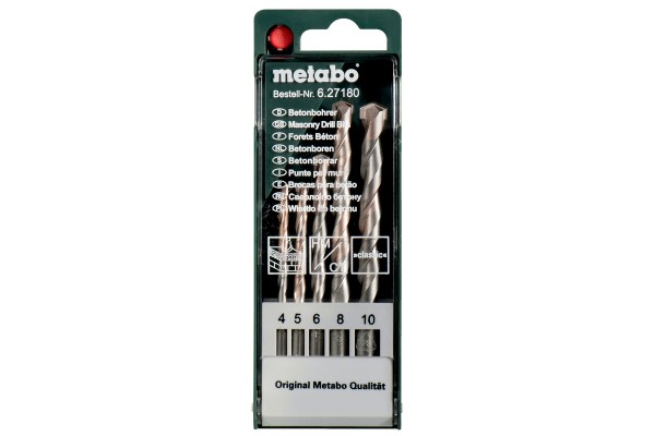 Metabo Beton-Bohrerkassette classic 5-teilig, 627180000