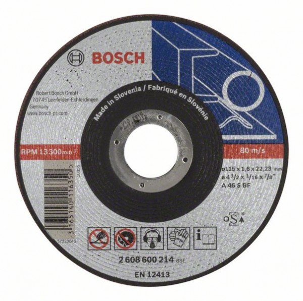 Bosch Trennscheibe gerade Expert for Metal AS 46 S BF, 115 mm, 1,6 mm 2608600214