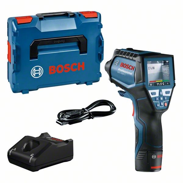 Bosch Thermodetektor GIS 1000 C, mit 2 x 1,5 Ah Li-Ion Akku, L-BOXX 0601083301