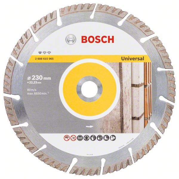 Bosch Diamanttrennscheibe Standard for Universal 230 x 22,23 2608615065