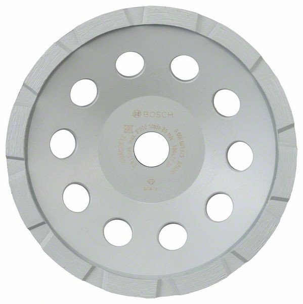 Bosch Diamanttopfscheibe Standard for Concrete, 180 x 22,23 x 5 mm 2608601575