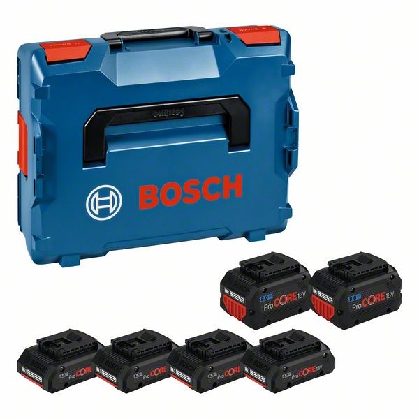 Bosch Akkupack 4x ProCORE18V 4,0Ah + 2x ProCORE18V 8,0Ah 1600A02A2T